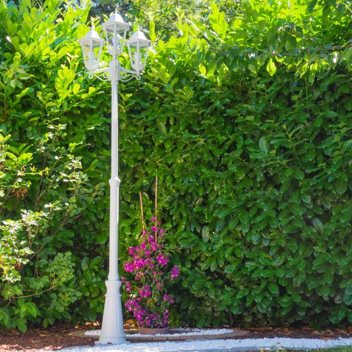 Hofstein Hongkong Kandelaber Weiß, 3-flammig 4 Hofstein Hongkong Kandelaber Weiß, 3-flammig – Bild 2