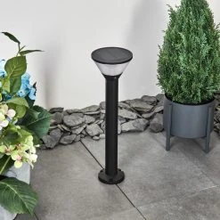 Hofstein Joennierni Wegeleuchte LED Schwarz, 1-flammig, Bewegungsmelder, Farbwechsler -Günstiges Wegeleuchten Geschäft joennierni wegeleuchte h3580097 9