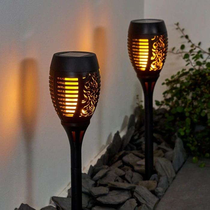 Hofstein Joinville 2er Set Solar-Wegeleuchte LED Schwarz, 1-flammig 14 Hofstein Joinville 2er Set Solar-Wegeleuchte LED Schwarz, 1-flammig – Bild 12