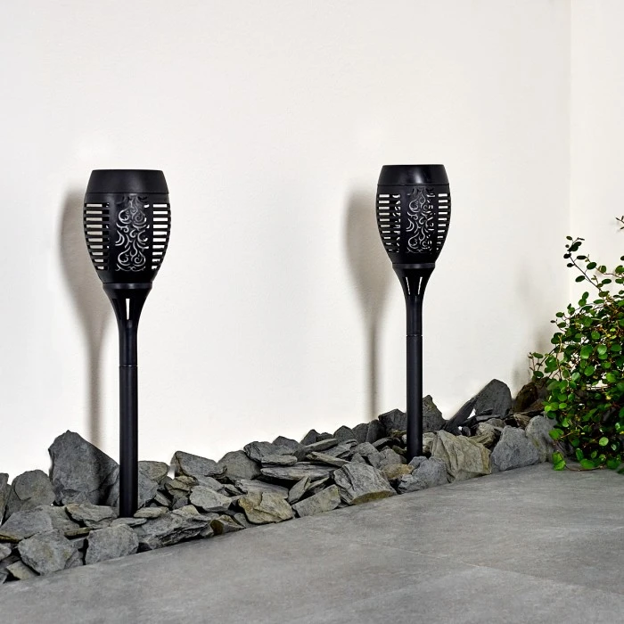 Hofstein Joinville 2er Set Solar-Wegeleuchte LED Schwarz, 1-flammig 12 Hofstein Joinville 2er Set Solar-Wegeleuchte LED Schwarz, 1-flammig – Bild 10