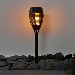 Hofstein Joinville Solar-Wegeleuchte LED Schwarz, 1-flammig -Günstiges Wegeleuchten Geschäft joinville solar wegeleuchte h3327500 11