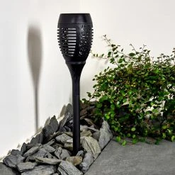 Hofstein Joinville Solar-Wegeleuchte LED Schwarz, 1-flammig -Günstiges Wegeleuchten Geschäft joinville solar wegeleuchte h3327500 16