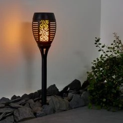 Hofstein Joinville Solar-Wegeleuchte LED Schwarz, 1-flammig -Günstiges Wegeleuchten Geschäft joinville solar wegeleuchte h3327500 5