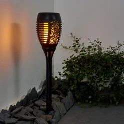 Hofstein Joinville Solar-Wegeleuchte LED Schwarz, 1-flammig -Günstiges Wegeleuchten Geschäft joinville solar wegeleuchte h3327500 7