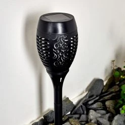 Hofstein Joinville Solar-Wegeleuchte LED Schwarz, 1-flammig -Günstiges Wegeleuchten Geschäft joinville solar wegeleuchte h3327500 8