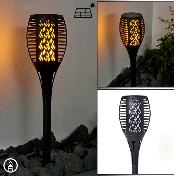 Hofstein Joinville Solar-Wegeleuchte LED Schwarz, 1-flammig 3 Hofstein Joinville Solar-Wegeleuchte LED Schwarz, 1-flammig