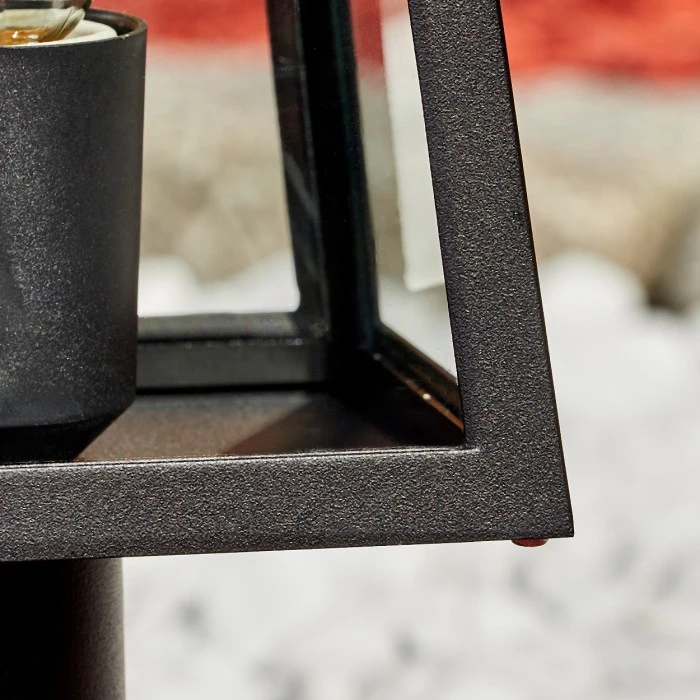 Hofstein Juanico Sockelleuchte Schwarz, 1-flammig 8 Hofstein Juanico Sockelleuchte Schwarz, 1-flammig – Bild 6