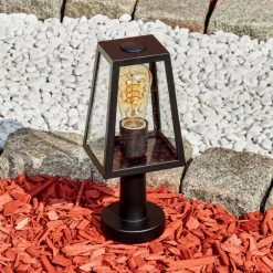 Hofstein Juanico Sockelleuchte Schwarz, 1-flammig 20 Hofstein Juanico Sockelleuchte Schwarz, 1-flammig -Günstiges Wegeleuchten Geschäft juanico sockelleuchte h3598344 8