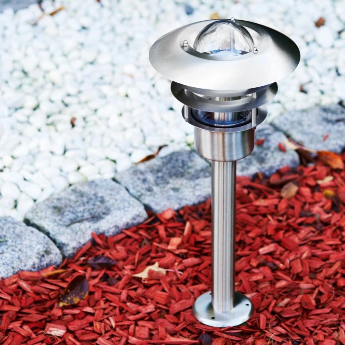 Hofstein Juva Sockelleuchte Edelstahl, 1-flammig 8 Hofstein Juva Sockelleuchte Edelstahl, 1-flammig – Bild 6