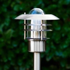 Hofstein Juva Wegeleuchte Edelstahl, 1-flammig -Günstiges Wegeleuchten Geschäft juva wegeleuchte h3080450 3