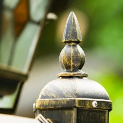 Hofstein Kandelaber Antibes Braun, Gold, 3-flammig -Günstiges Wegeleuchten Geschäft kandelaber antibes h163765 kandelaber2 10