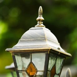 Hofstein Kandelaber Antibes Braun, Gold, 3-flammig -Günstiges Wegeleuchten Geschäft kandelaber antibes h163765 kandelaber2 11