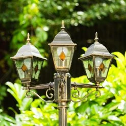 Hofstein Kandelaber Antibes Braun, Gold, 3-flammig -Günstiges Wegeleuchten Geschäft kandelaber antibes h163765 kandelaber2 12