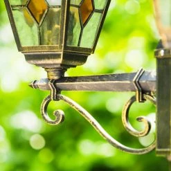 Hofstein Kandelaber Antibes Braun, Gold, 3-flammig -Günstiges Wegeleuchten Geschäft kandelaber antibes h163765 kandelaber2 2