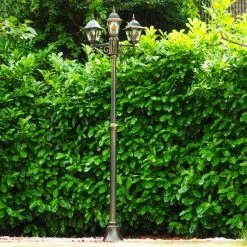 Hofstein Kandelaber Antibes Braun, Gold, 3-flammig -Günstiges Wegeleuchten Geschäft kandelaber antibes h163765 kandelaber2 3