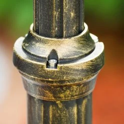 Hofstein Kandelaber Antibes Braun, Gold, 3-flammig -Günstiges Wegeleuchten Geschäft kandelaber antibes h163765 kandelaber2 9