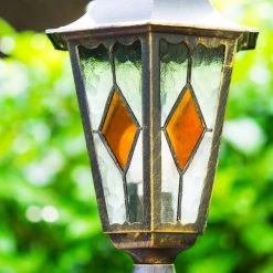 Hofstein Kandelaber Antibes Braun, Gold, 1-flammig -Günstiges Wegeleuchten Geschäft kandelaber antibes h163840 8