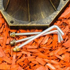 Hofstein Kandelaber Antibes Braun, Gold, 2-flammig -Günstiges Wegeleuchten Geschäft kandelaber antibes h169156 12