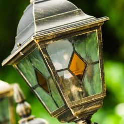 Hofstein Kandelaber Antibes Braun, Gold, 2-flammig -Günstiges Wegeleuchten Geschäft kandelaber antibes h169156 3