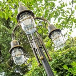 Hofstein Kandelaber BORKAN Braun, Gold, 3-flammig -Günstiges Wegeleuchten Geschäft kandelaber borkan h3021354 do2 11