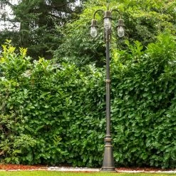 Hofstein Kandelaber BORKAN Braun, Gold, 3-flammig -Günstiges Wegeleuchten Geschäft kandelaber borkan h3021354 do2 8