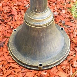 Hofstein Kandelaber NATAL FROST Schwarz-Gold, 3-flammig -Günstiges Wegeleuchten Geschäft kandelaber natal frost h3021385 do2 9