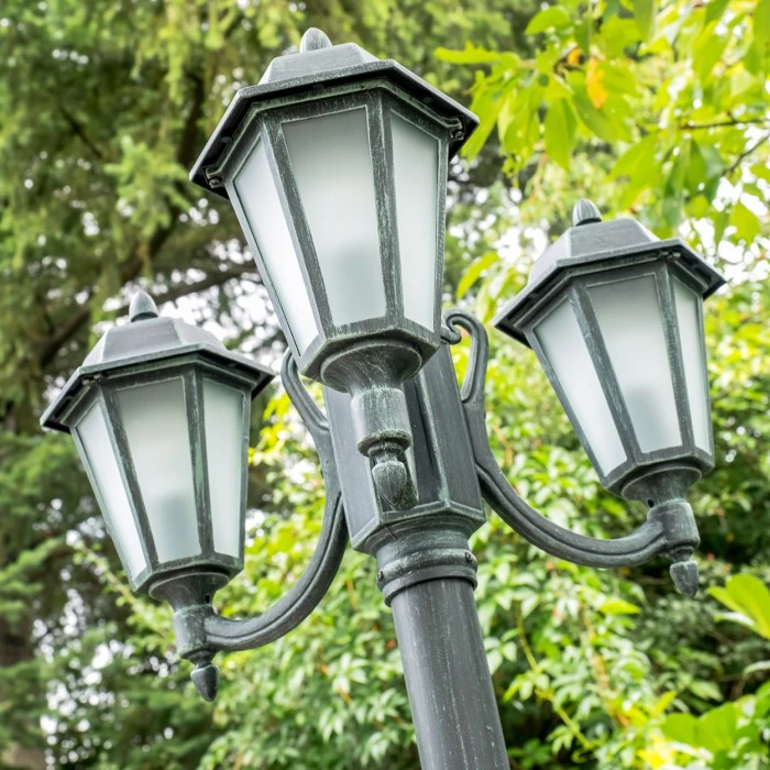 Hofstein Kandelaber NATAL FROST Schwarz, Grün, 3-flammig 5 Hofstein Kandelaber NATAL FROST Schwarz, Grün, 3-flammig – Bild 3