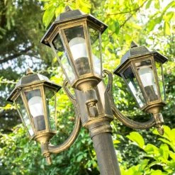 Hofstein Kandelaber NATAL Schwarz-Gold, 3-flammig -Günstiges Wegeleuchten Geschäft kandelaber natal h169323 do2 2