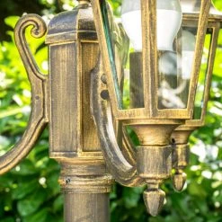 Hofstein Kandelaber NATAL Schwarz-Gold, 3-flammig -Günstiges Wegeleuchten Geschäft kandelaber natal h169323 do2 3