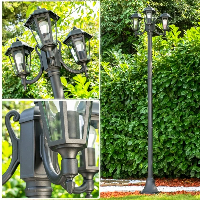 Hofstein Kandelaber NATAL Schwarz, 3-flammig 3 Hofstein Kandelaber NATAL Schwarz, 3-flammig