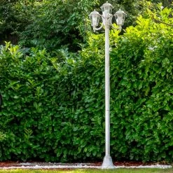 Hofstein Kandelaber NATAL Weiß, Gold, 3-flammig -Günstiges Wegeleuchten Geschäft kandelaber natal h169347 do2 3