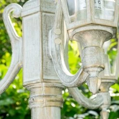 Hofstein Kandelaber NATAL Weiß, Gold, 3-flammig -Günstiges Wegeleuchten Geschäft kandelaber natal h169347 do2 4