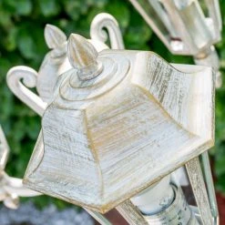 Hofstein Kandelaber NATAL Weiß, Gold, 3-flammig -Günstiges Wegeleuchten Geschäft kandelaber natal h169347 do2 6