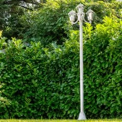 Hofstein Kandelaber NATAL Weiß, Gold, 3-flammig -Günstiges Wegeleuchten Geschäft kandelaber natal h169347 do2 7