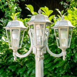 Hofstein Kandelaber NATAL Weiß, Gold, 3-flammig -Günstiges Wegeleuchten Geschäft kandelaber natal h169347 do2 9