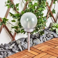 Hofstein Kanganbou Solarleuchte LED Nickel-Matt, 18-flammig -Günstiges Wegeleuchten Geschäft kanganbou solarleuchte h3427835 12