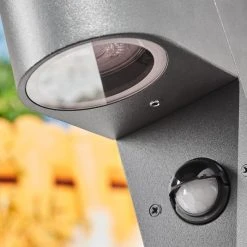 Hofstein Kingstown Wegeleuchte Anthrazit, 1-flammig, Bewegungsmelder -Günstiges Wegeleuchten Geschäft kingstown wegeleuchte h3581674 2