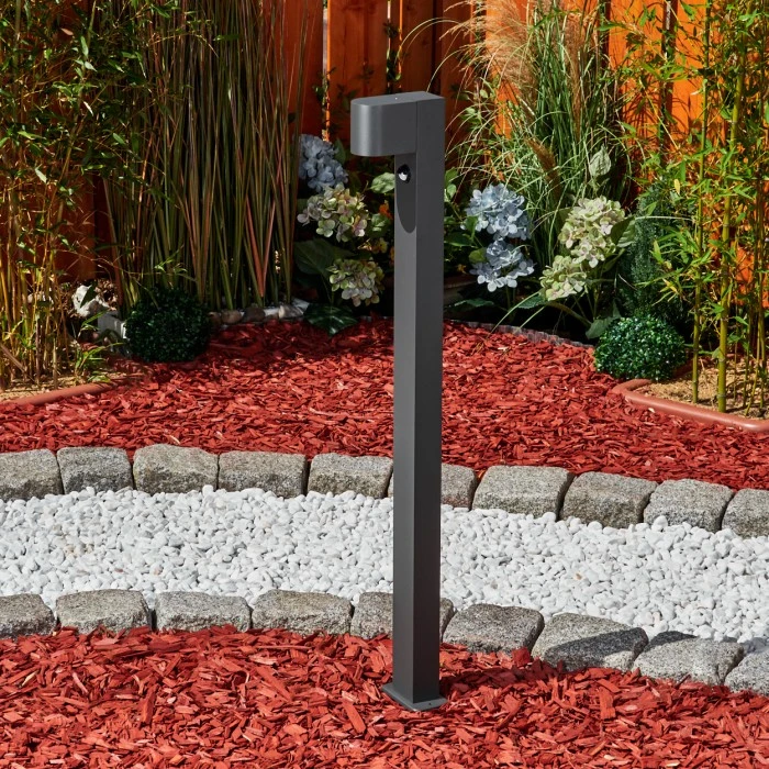 Hofstein Kingstown Wegeleuchte Anthrazit, 1-flammig, Bewegungsmelder 9 Hofstein Kingstown Wegeleuchte Anthrazit, 1-flammig, Bewegungsmelder – Bild 7