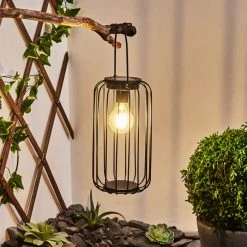 Hofstein Klovsta Solar-Tischleuchte LED Schwarz, 1-flammig -Günstiges Wegeleuchten Geschäft klovsta solar tischleuchte h3425978 6