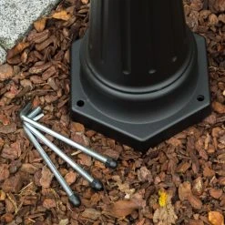 Hofstein Kobe Kandelaber Schwarz, 3-flammig -Günstiges Wegeleuchten Geschäft kobe kandelaber h388 bl 10