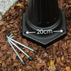 Hofstein Kobe Kandelaber Schwarz, 3-flammig -Günstiges Wegeleuchten Geschäft kobe kandelaber h388 bl 5