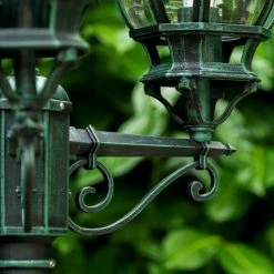 Hofstein Kobe Kandelaber Schwarz, Grün, 3-flammig -Günstiges Wegeleuchten Geschäft kobe kandelaber h388 blgr 5