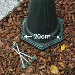 Hofstein Kobe Kandelaber Schwarz, Grün, 3-flammig -Günstiges Wegeleuchten Geschäft kobe kandelaber h388 blgr 6