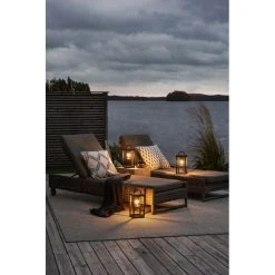 Konstsmide Leuchten Konstsmide Bologna Außenstehleuchte Schwarz, 1-flammig