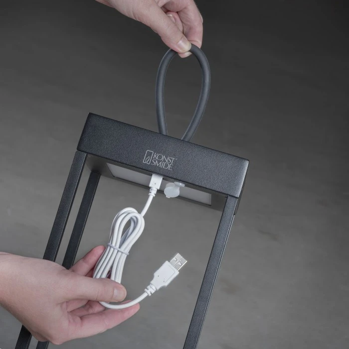 Konstsmide Leuchten Konstsmide Bologna Außentischleuchte LED Schwarz, 1-flammig 9 Konstsmide Leuchten Konstsmide Bologna Außentischleuchte LED Schwarz, 1-flammig – Bild 7