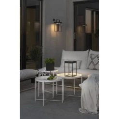 Konstsmide Leuchten Konstsmide Bologna Außentischleuchte LED Schwarz, 1-flammig -Günstiges Wegeleuchten Geschäft konstsmide bologna aussentischleuchte 7815 750 2