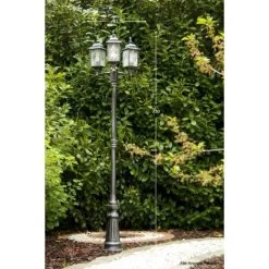 Konstsmide Leuchten Konstsmide MILANO Kandelaber Schwarz, Silber, 3-flammig -Günstiges Wegeleuchten Geschäft konstsmide milano kandelaber 7244 759 2