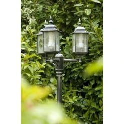 Konstsmide Leuchten Konstsmide MILANO Kandelaber Schwarz, Silber, 3-flammig -Günstiges Wegeleuchten Geschäft konstsmide milano kandelaber 7244 759 3