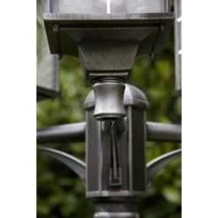 Konstsmide Leuchten Konstsmide MILANO Kandelaber Schwarz, Silber, 3-flammig -Günstiges Wegeleuchten Geschäft konstsmide milano kandelaber 7244 759 8