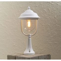 Konstsmide Leuchten Konstsmide Parma Sockelleuchte Weiß, 1-flammig